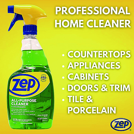 All-Purpose Cleaner and Degreaser, 32 oz Spray Bottle, 12/Carton (ZUALL32CT)