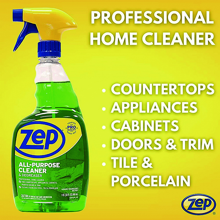 All-Purpose Cleaner and Degreaser, 32 oz Spray Bottle, 12/Carton (ZUALL32CT)