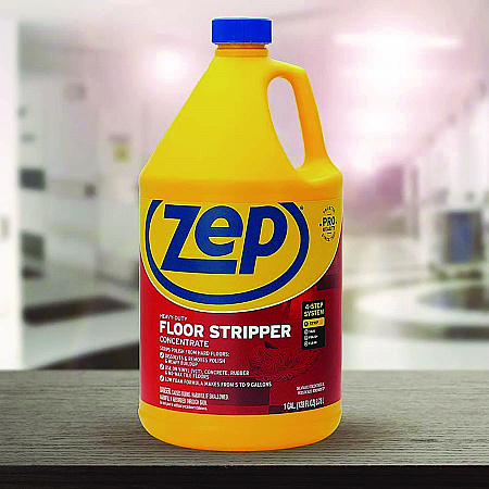Floor Stripper, Unscented, 1 gal, 4/Carton (ZULFFS128CT)