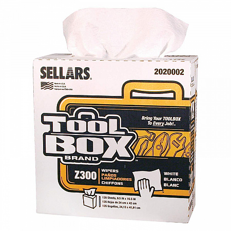 Z300 Pop-Up Wipers, 1-Ply, 8.5 x 16.5, White, 8/Carton (2020002)