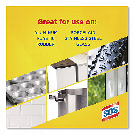 Steel Wool Soap Pads, Steel, 4/Box, 24 Boxes/Carton (98041)