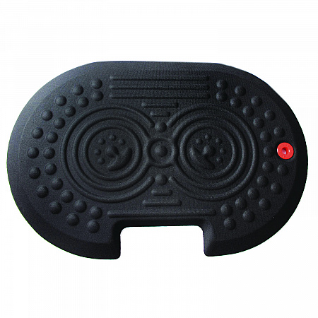AFS-TEX 2000X Anti-Fatigue Mat, Oval, Black Anti-Slip Surface, 16