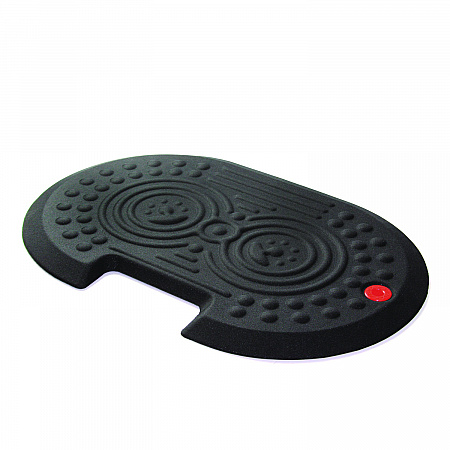 AFS-TEX 2000X Anti-Fatigue Mat, Oval, Black Anti-Slip Surface, 16
