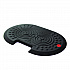AFS-TEX 2000X Anti-Fatigue Mat, Oval, Black Anti-Slip Surface, 16