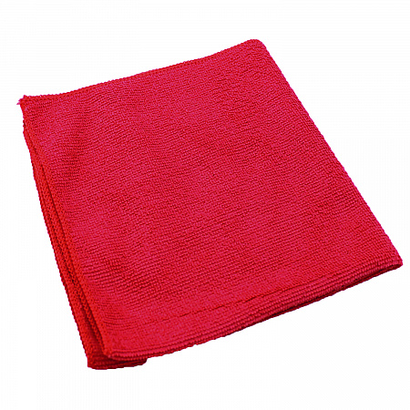 Lightweight Microfiber Cloths, 16 x 16, Red, 240/Carton (LFK451)