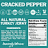 Turkey Jerky, Cracked Pepper Turkey, 1 oz Bag, 12 Bags/Carton (FLD00508)