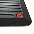AFS-TEX 6000X Anti-Fatigue Mat, Rectangular, Midnight Black Ribbed Surface, 23