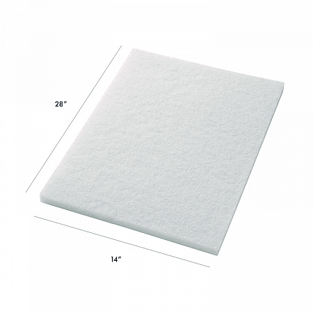 White Pad Driver, 14 x 28, 10/Carton (42131428)