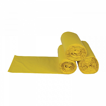 Low-Density Commercial Can Liners, Infectious Waste Biohazard, 30 gal, 1.15 mil, 30