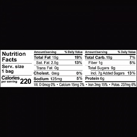 Pomegranate Vanilla Glazed Mix Cashews, 1.5 oz Bag, 18/Carton (00328)
