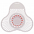 Para Urinal Screen w/Deodorizer Block, Cherry Scent, 4 oz, Dozen (12USPB)