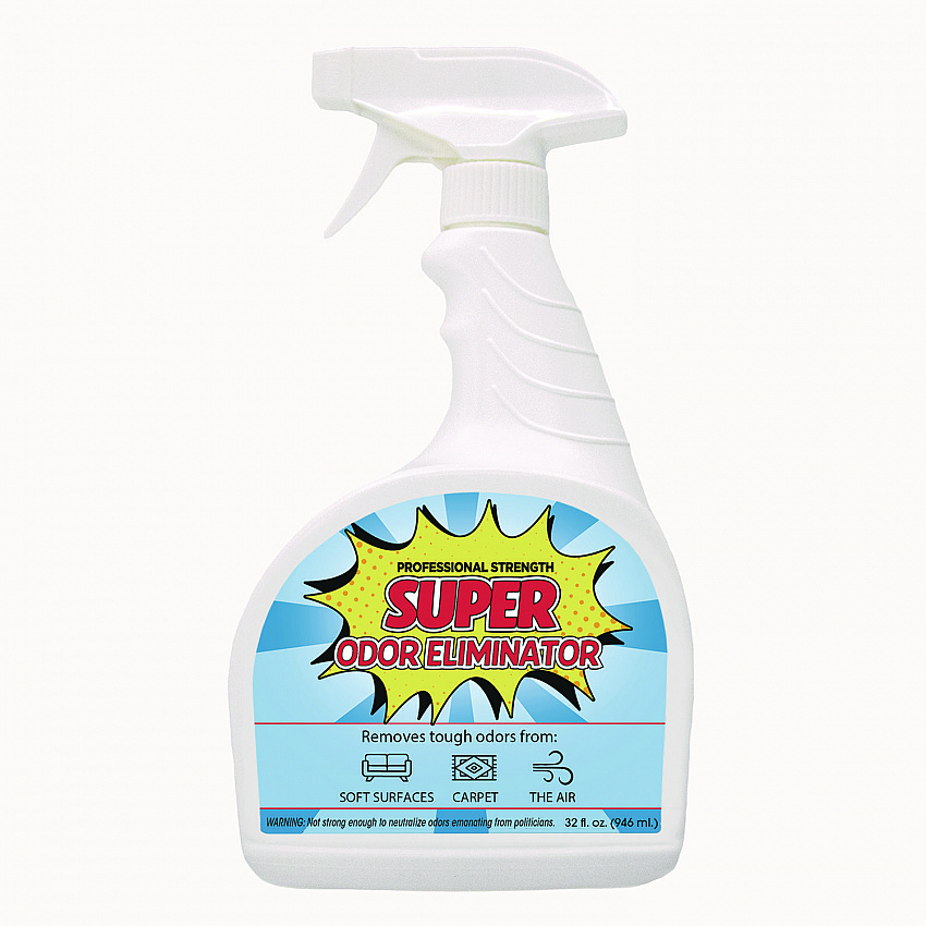 Super Odor Eliminator, 32 oz Spray Bottle, 6/Carton (632SOE)