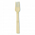 Bamboo Cutlery, Mediumweight Fork, Paper, Light Golden, 100/Pack, 10 Packs/Carton (ANFBAM)