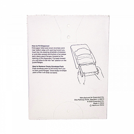 Quarter-Fold Toilet Seat Covers, 14.17 x 16.73, White, 5,000/Carton (TSC40125QB)
