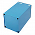29 Gallon Trash/Recycling Cans, Steel, Blue Mixed Recycling with Mixed Lid, Black Trash Can with Square Lid (4450BLKKIT3)