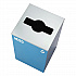 29 Gallon Trash/Recycling Cans, Steel, Blue Mixed Recycling with Mixed Lid, Black Trash Can with Square Lid (4450BLKKIT3)