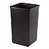 29 Gallon Trash/Recycling Cans, Steel, Blue Recycling with Circle Lid, Black Trash Can with Square Lid (4450BLKKIT6)