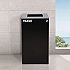 29 Gallon Trash/Recycling Cans, Steel, Green Compost Can with Square Lid, Black Trash Can with Square Lid (4450BLKKIT9)
