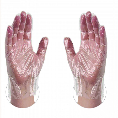 Polyethylene Food Safe Industrial Gloves, Powder-Free, Large, Clear, 500/Box (PGLOVEL500)