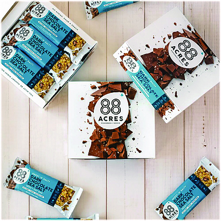 Sweet 'N Salty Gluten-Free Dark Chocolate Sea Salt Seed and Oat Bar, 1.6 oz Bar, 9/Box (ACY00504)