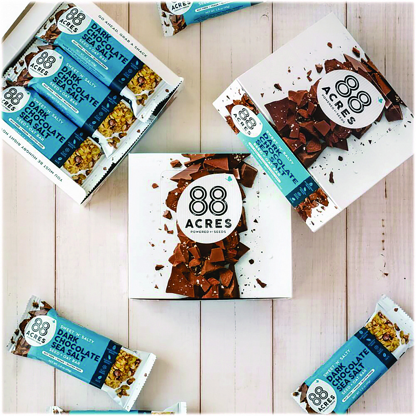 Sweet 'N Salty Gluten-Free Dark Chocolate Sea Salt Seed and Oat Bar, 1.6 oz Bar, 9/Box (ACY00504)
