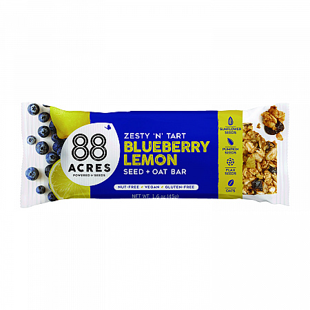 Warm 'N Chewey Gluten-Free Blueberry/Lemon Seed and Oat Bar, 1.6 oz Bar, 9/Box (ACY00592)