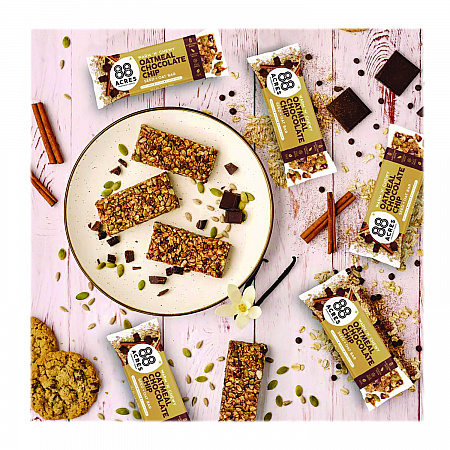 Warm 'N Chewy Gluten-Free Oatmeal/Chocolate Chip Seed and Oat Bar, 1.6 oz Bar, 9/Box (ACY11049)