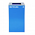 29 Gallon Trash/Recycling Cans, Steel, Blue Recycling Can, Green Recycling Can, Black Trash Can with Square Lids (4450BLKKIT17)