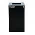 29 Gallon Trash/Recycling Cans, Steel, Blue Recycling Can, Green Recycling Can, Black Trash Can with Square Lids (4450BLKKIT17)