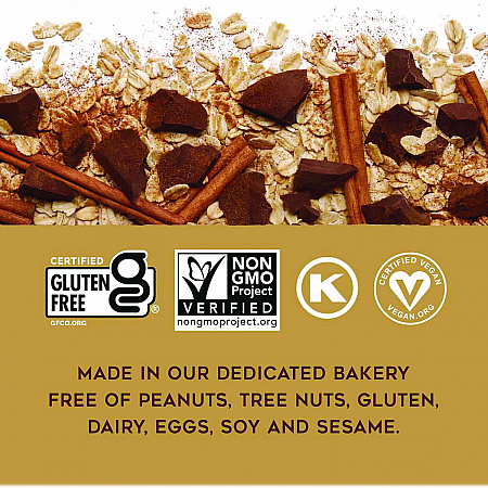 Warm 'N Chewy Gluten-Free Oatmeal/Chocolate Chip Seed and Oat Bar, 1.6 oz Bar, 9/Box (ACY11049)