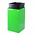 29 Gallon Trash/Recycling Cans, Steel, Green Compost Can with Square Lid (4450KITGRNSC)