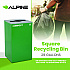 29 Gallon Trash/Recycling Cans, Steel, Green Compost Can with Mixed Lid (4450KITGRNMC)