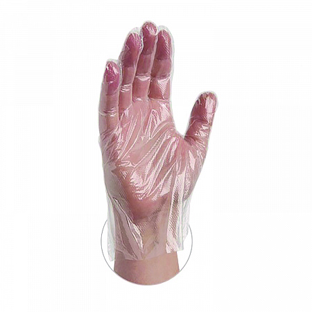 Polyethylene Food Safe Industrial Gloves, Powder-Free, Large, Clear, 500/Box (PGLOVEL500)