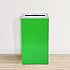 29 Gallon Trash/Recycling Cans, Steel, Green Can with Mixed Lid (4450KITGRNM)