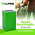 29 Gallon Trash/Recycling Cans, Steel, Green Can with Mixed Lid (4450KITGRNM)