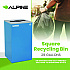 29 Gallon Trash/Recycling Cans, Steel, Blue Mixed Recycling Can with Mixed Lid (4450KITBLUMM)