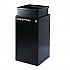 29 Gallon Trash/Recycling Cans, Steel, Black Cans/Bottles Recycling Can with Mixed Lid (4450KITBLKMC)