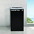 29 Gallon Trash/Recycling Cans, Steel, Black Cans/Bottles Recycling Can with Mixed Lid (4450KITBLKMC)