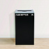 29 Gallon Trash/Recycling Cans, Steel, Black Cans/Bottles Recycling Can with Mixed Lid (4450KITBLKMC)