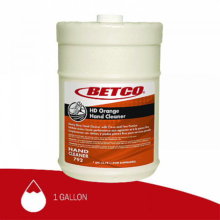 HD Orange Hand Cleaner, Orange, 1 gal Bottle, 4/Carton (7924400)