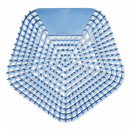 Anti-Splash Urinal Screen, Clean Cotton Scent, Blue, 0.11 oz, 10/Box (1004)