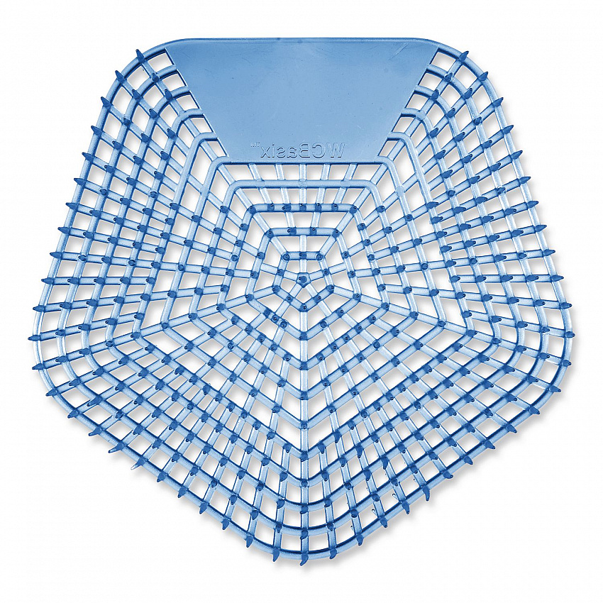 Anti-Splash Urinal Screen, Clean Cotton Scent, Blue, 0.11 oz, 10/Box (1004)
