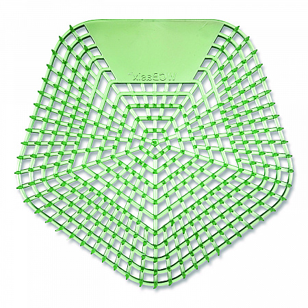 Anti-Splash Urinal Screen, Cucumber Twist Scent, Green, 0.11 oz, 10/Box (1005)