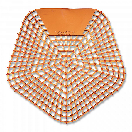 Anti-Splash Urinal Screen, Mango Mist Scent, Orange, 0.11 oz, 10/Box (1006)