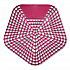Anti-Splash Urinal Screen, Apple Cinnamon Scent, Red, 0.11 oz, 10/Box (1007)