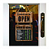 Business Hours Outdoor Sign, 9.75 x 22.5, Brown Face, Black/White Lettering, Chalkboard (EGPHD0310S)