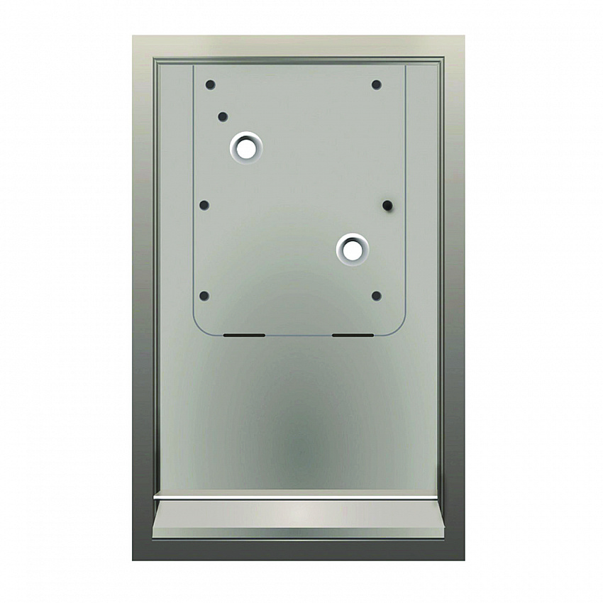 Hemlock Recess Wall Kit, 3.38 x 16.38 x 26, Stainless Steel (ALP400RECESS)
