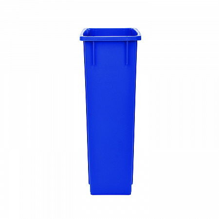Slim 23 Gallon Recycling Bin, Plastic, Blue (477RBLU)