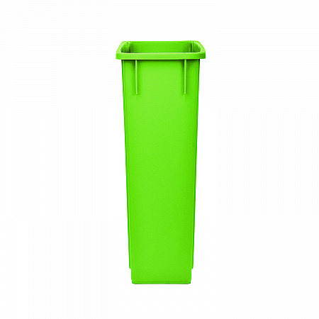 Slim 23 Gallon Recycling Bin, Plastic, Lime Green (ALP477LGRN)