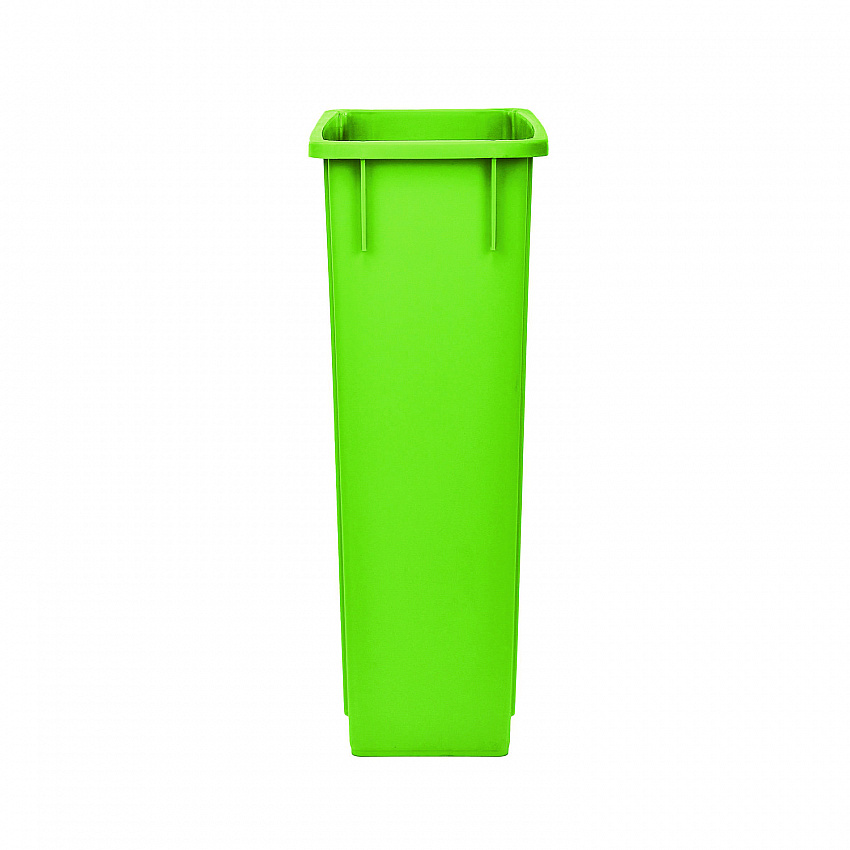 Slim 23 Gallon Recycling Bin, Plastic, Lime Green (ALP477LGRN)